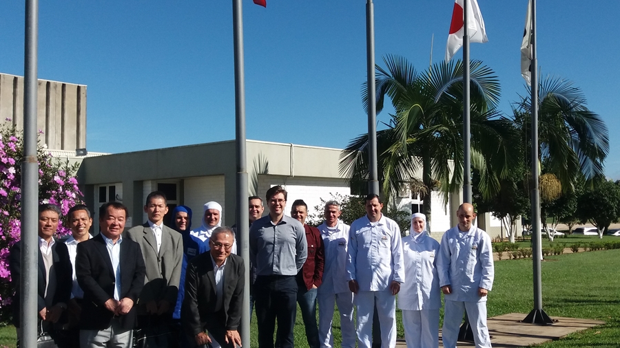 Unidade FAQUI recebe visita de representantes da empresa NH Food do Japão