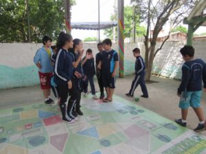 Sensibilização ambiental com a Turminha da Reciclagem