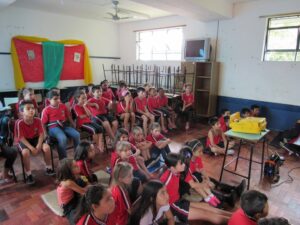 Sensibilização ambiental com a Turminha da Reciclagem