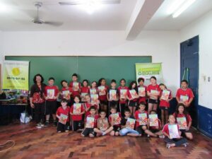 Sensibilização ambiental com a Turminha da Reciclagem