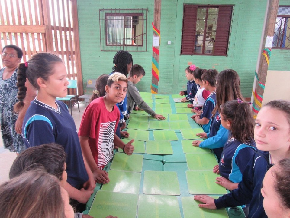 Sensibilização ambiental com a Turminha da Reciclagem