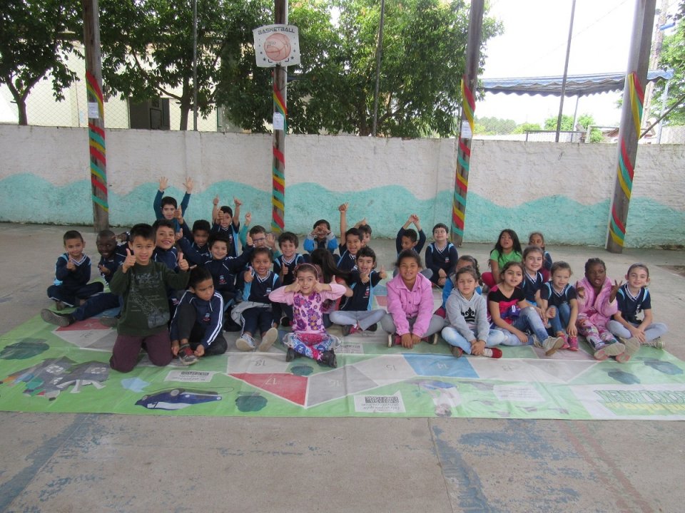 Sensibilização ambiental com a Turminha da Reciclagem