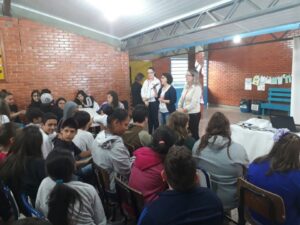 Cinema da Prevenção na Escola Dom José Coutinho em Sarandi (RS)