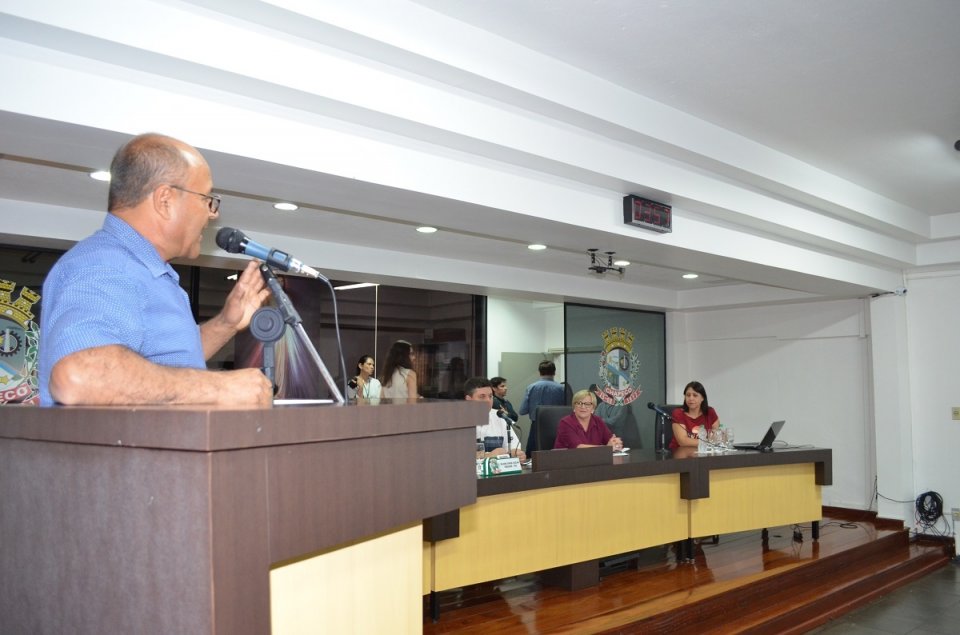 Fundação Aury Luiz Bodanese em sessão na Câmara de Vereadores de Chapecó (SC)