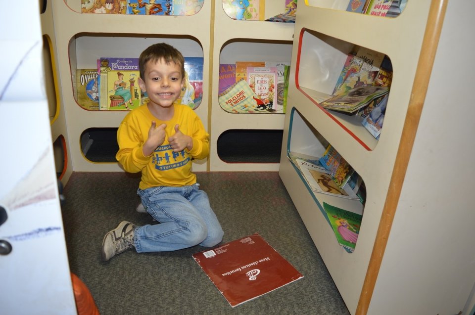 Roda de Leitura e A Turminha da Reciclagem na Cooperalfa em Chapecó (SC)
