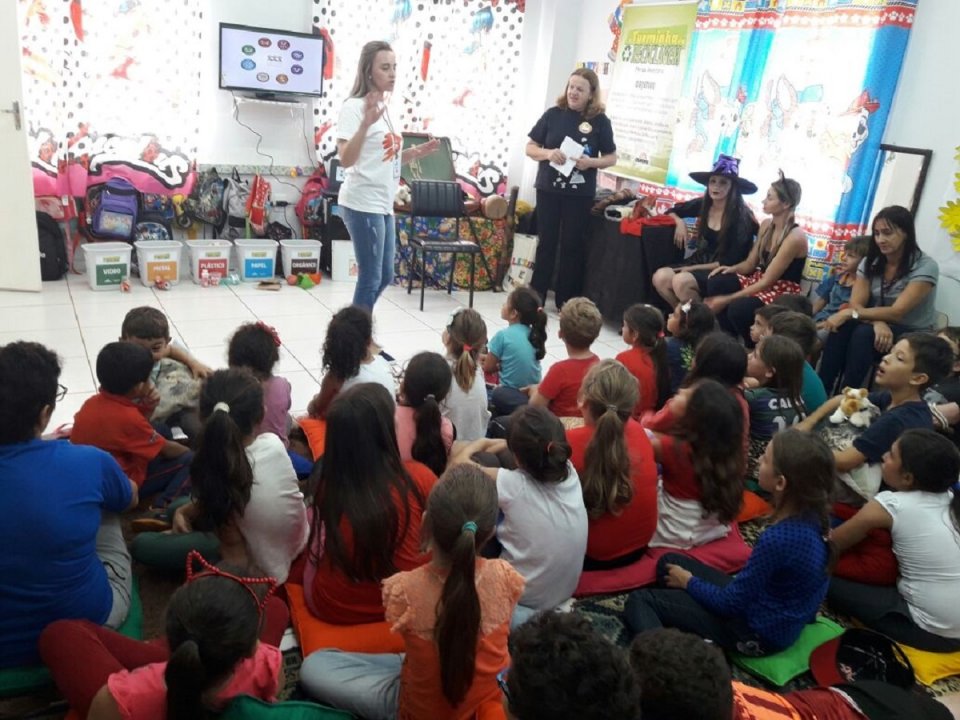 Programa Eco Cooperação em escolas de Guatambu (SC)