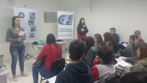 Cinema da prevenção no CIEE em Chapecó (SC)