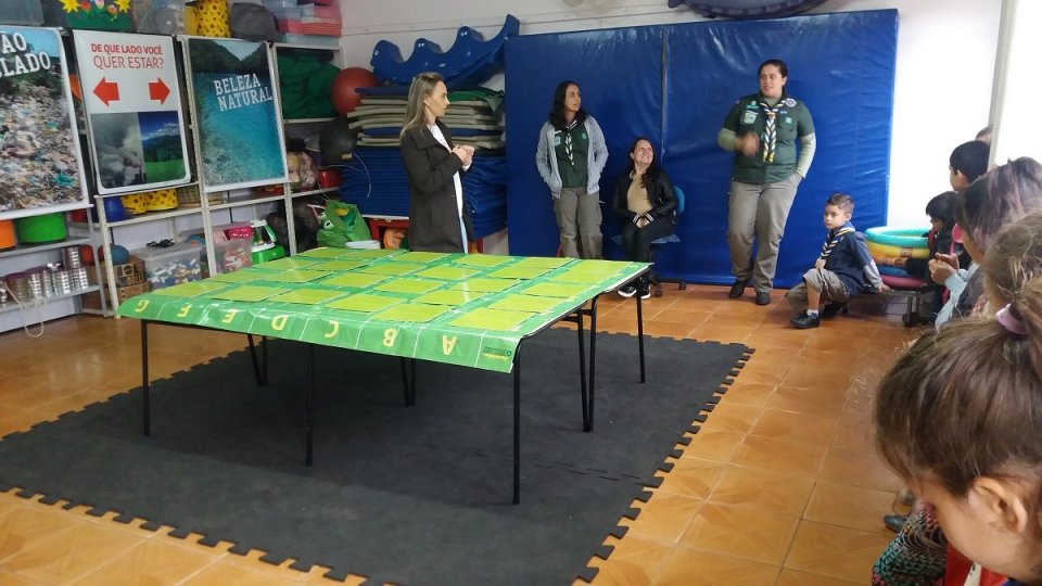 Programa Eco Cooperação promovendo a educação ambiental