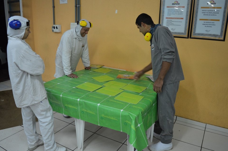 Empregados da Aurora Alimentos participam de Cinema Verde