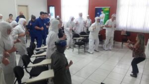 Empregados da Unidade da Aurora em Guatambu (SC) participam de palestra motivacional