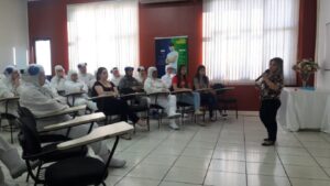 Empregados da Unidade da Aurora em Guatambu (SC) participam de palestra motivacional