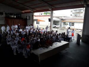 Quatro equipes da Unidade da Aurora em Xaxim (SC) abordaram o tema violência no Concurso de Paródias