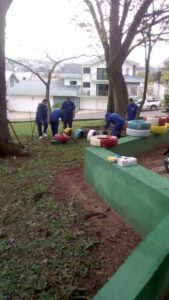 Praça Bernadete Roman de Chapecó (SC) ganha mais “vida” a cada dia