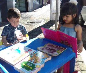 Roda de leitura no Cartório de Registro de Imóveis em Chapecó (SC)