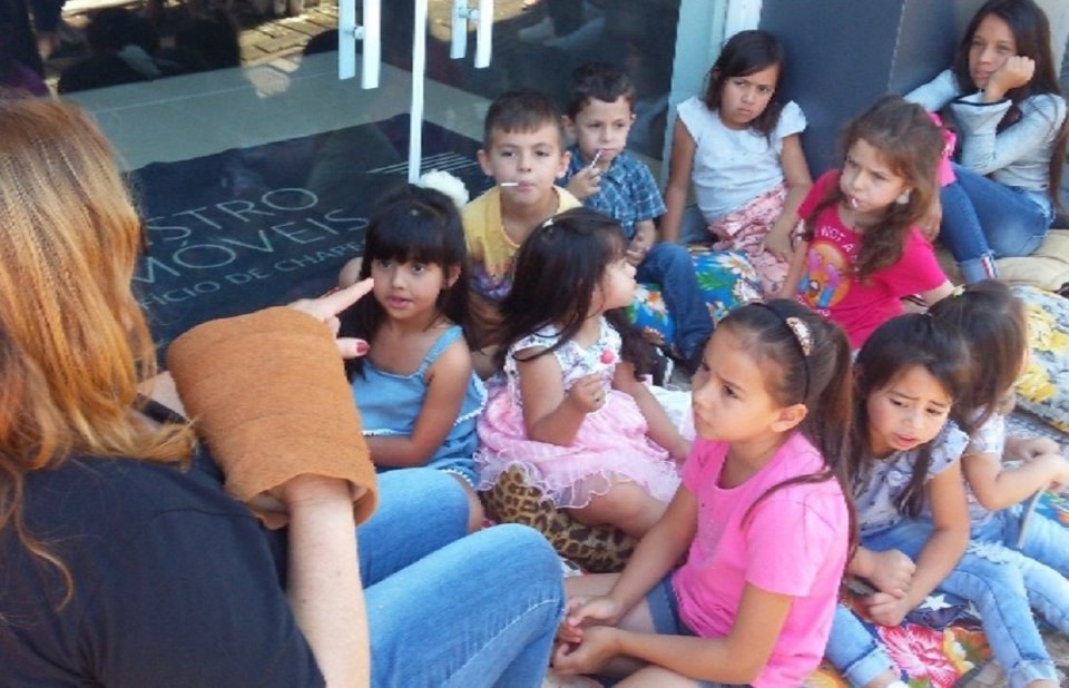 Roda de leitura no Cartório de Registro de Imóveis em Chapecó (SC)