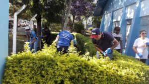 Voluntários da Aurora de Chapecó e Guatambu realizam atividades no Centro de Convivência do Idoso
