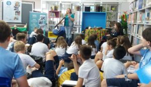 Roda de Leitura no Colégio Marista em Chapecó/SC