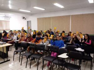 Cinema da Prevenção na Escola Padre Luiz Vigna de Sarandi/RS