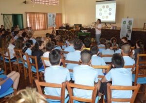Ação de educação ambiental em União do Oeste/SC