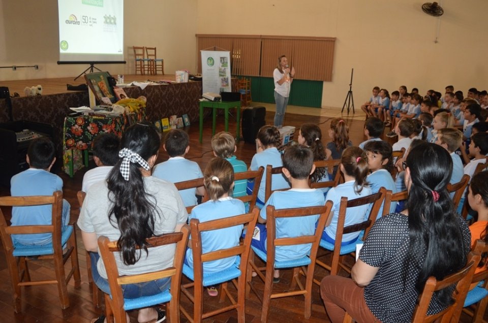 Ação de educação ambiental em União do Oeste/SC