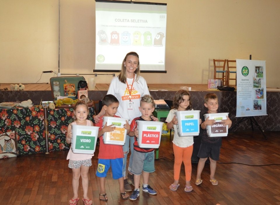 Ação de educação ambiental em União do Oeste/SC