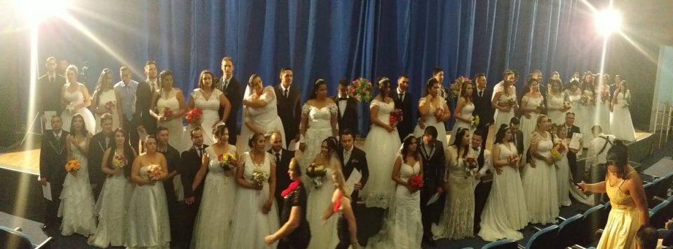 Sessenta e seis casais dizem “sim” no Casamento Cooperado da Fundação Aury Luiz Bodanese