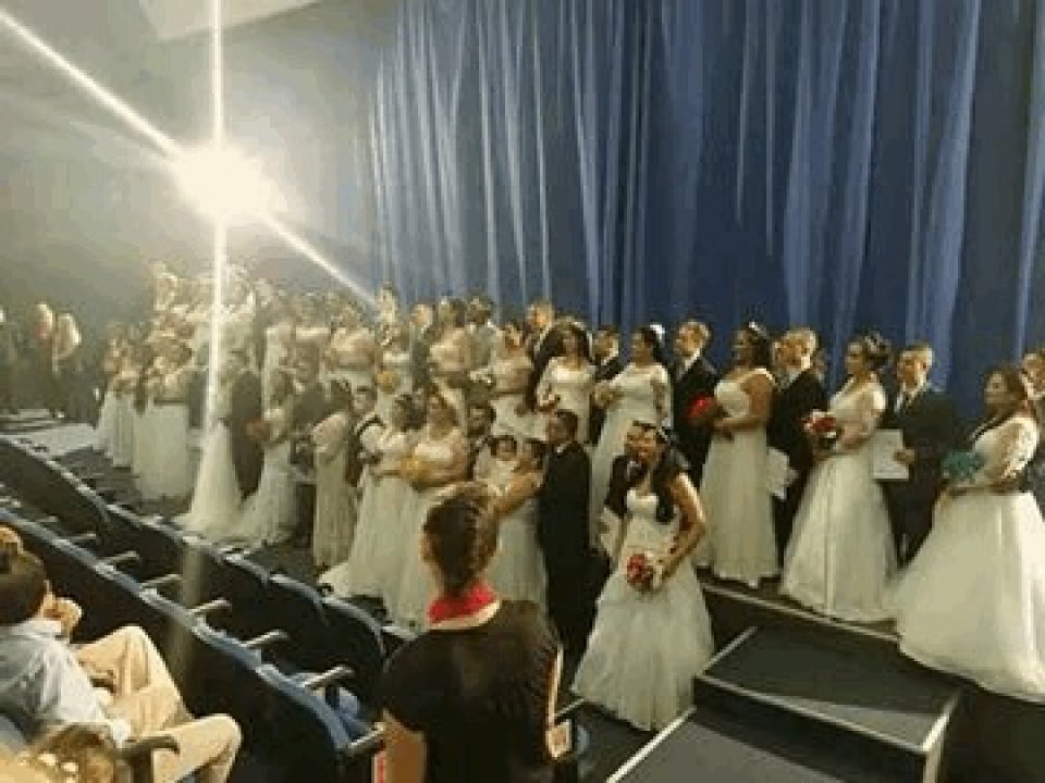 Sessenta e seis casais dizem “sim” no Casamento Cooperado da Fundação Aury Luiz Bodanese