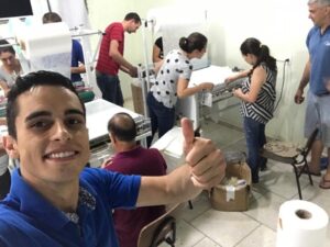 Voluntários realizam ação na APAE em Xaxim/SC
