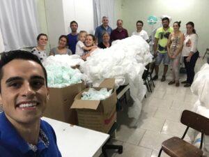 Voluntários realizam ação na APAE em Xaxim/SC