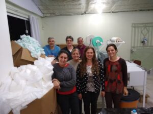 Voluntários realizam ação na APAE em Xaxim/SC