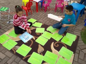 Eco Cooperação e Roda de Leitura realizam atividade no Residencial Real Class Ville em Chapecó/SC