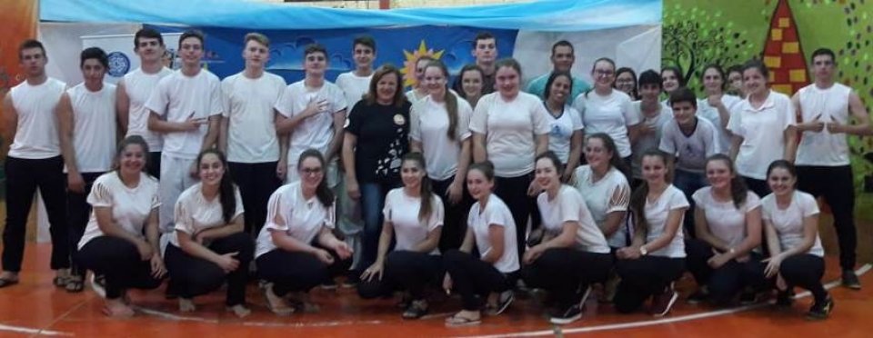 Programa Roda de Leitura participa de evento em escolas do município de Palmitos/SC