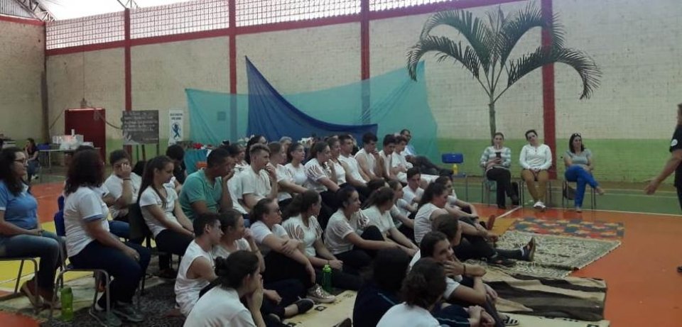 Programa Roda de Leitura participa de evento em escolas do município de Palmitos/SC