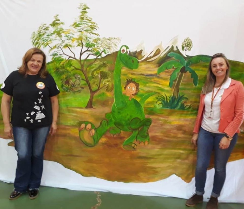 Programa Roda de Leitura participa de evento em escolas do município de Palmitos/SC