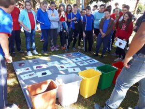 Multiplicadores do programa Eco Cooperação realizam ação em Cunha Porã/SC