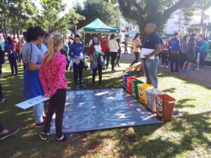 Multiplicadores do programa Eco Cooperação realizam ação em Cunha Porã/SC