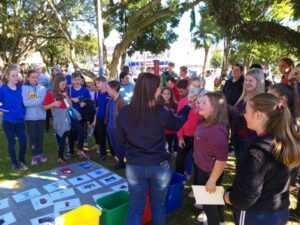 Multiplicadores do programa Eco Cooperação realizam ação em Cunha Porã/SC