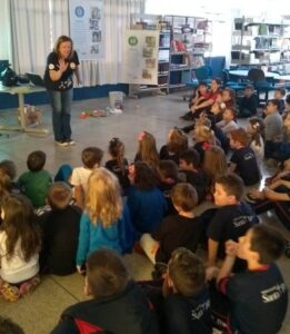 Roda de Leitura realiza ação no Colégio Santa Rita de Chapecó/SC