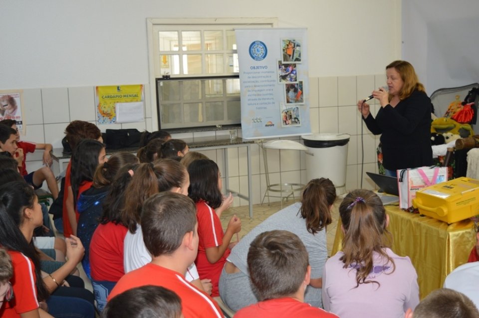 Roda de Leitura encanta alunos na E.E.F. Augusto Colatto em Xanxerê/SC