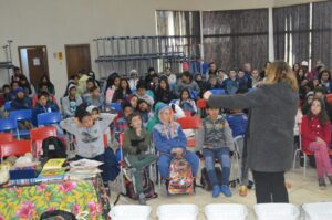 Roda de Leitura realização ação para escolas em Engenho Velho/RS