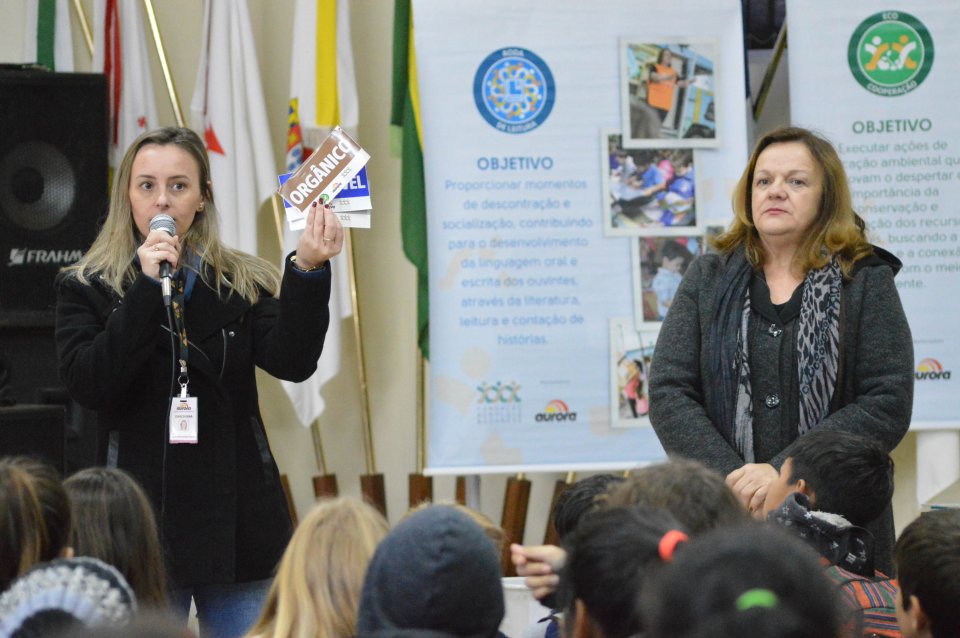 Eco Cooperação sensibiliza alunos e professores no município de Engenho Velho/RS