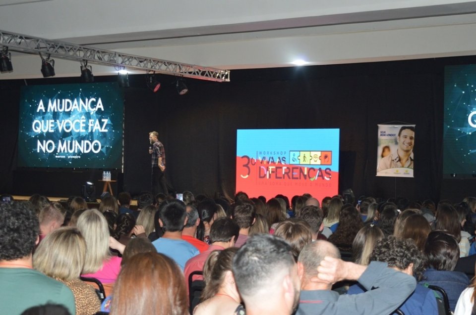 3º Workshop Viva as Diferenças leva mais de 2300 pessoas ao Centro de Eventos em Chapecó