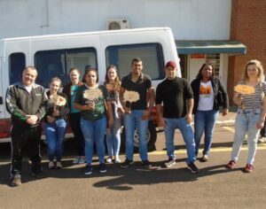 Voluntários de Chapecó e Guatambu realizam doações de sangue