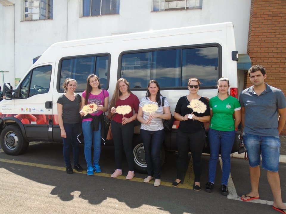 Voluntários de Chapecó e Guatambu realizam doações de sangue