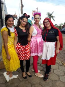 Multiplicadores do programa Roda de Leitura realizam atividade em São Miguel do Oeste