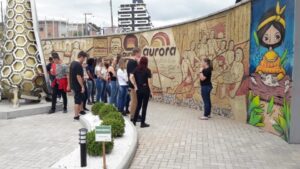 Alunos do projeto Liderança Comunitária conhecem a Fundação Aury Luiz Bodanese