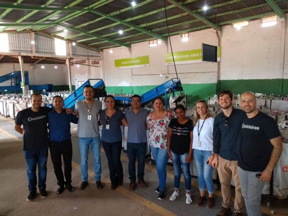 Equipe da FALB participa da inauguração do programa de Coleta Seletiva de Naviraí/MS