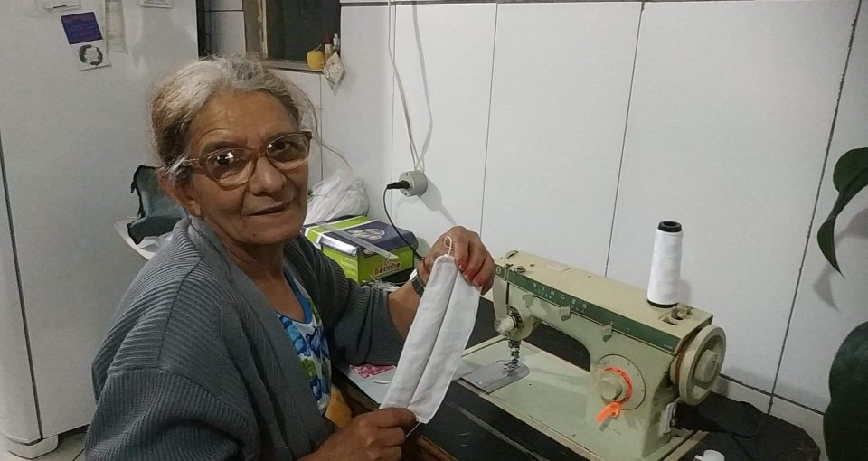 FALB doa 100 kits para confecção de máscaras