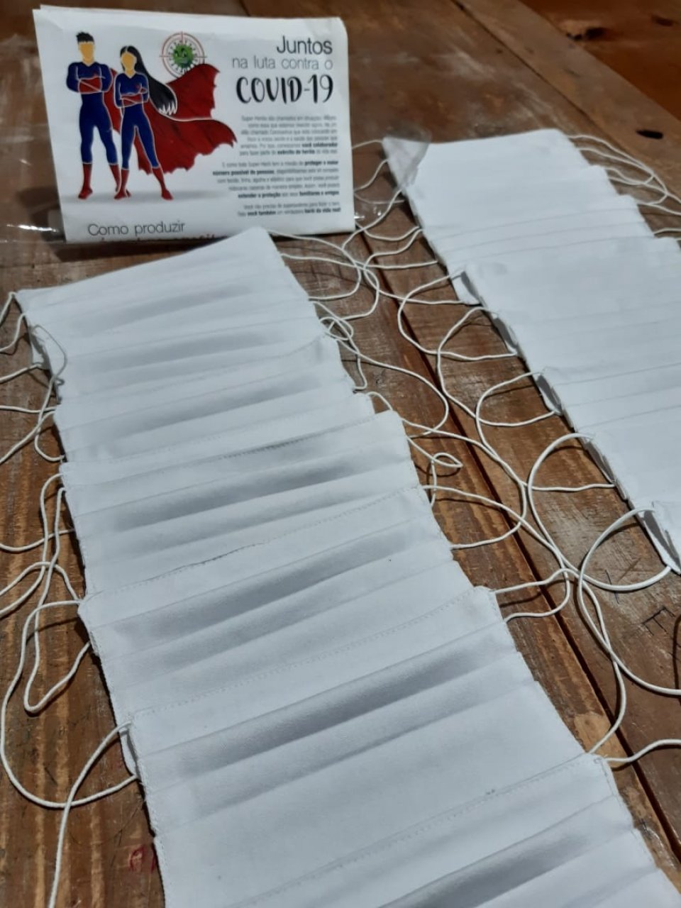 FALB doa 100 kits para confecção de máscaras