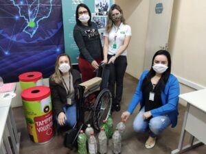 FALB recebe cadeiras de rodas para doação em campanha da Unimed